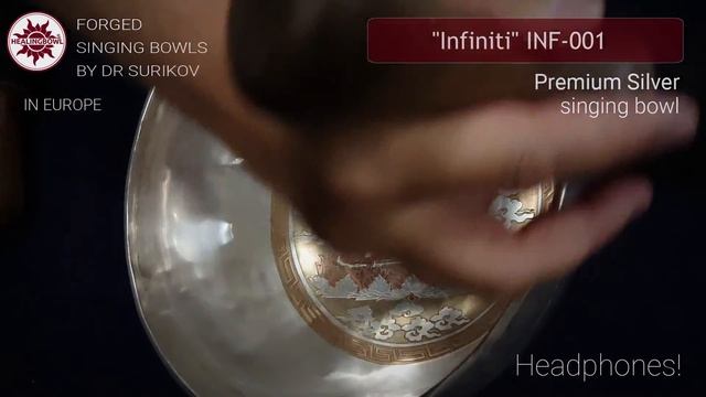 Premium singing bowl Silver Infiniti INF 001 смотреть онлайн