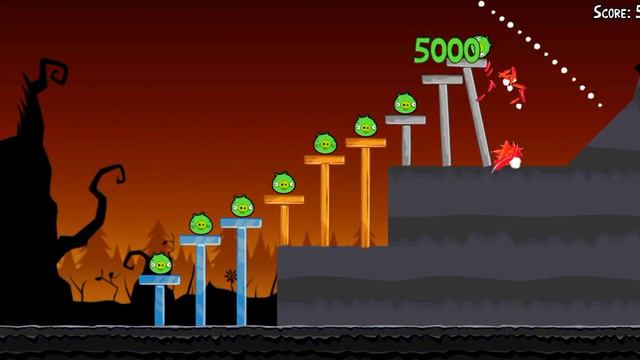 Angry Birds Seasons 1.4.0 Trick-or-Treat Three Stars Level 1-2 смотреть онлайн