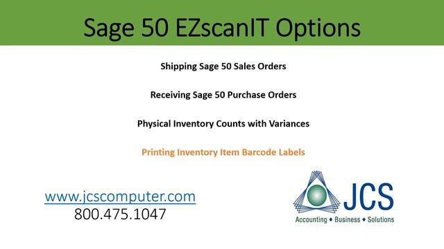 Sage 50 Barcode Labels - Print barcode labels, ship, receive and physical counts. Sage 50 scanning смотреть онлайн