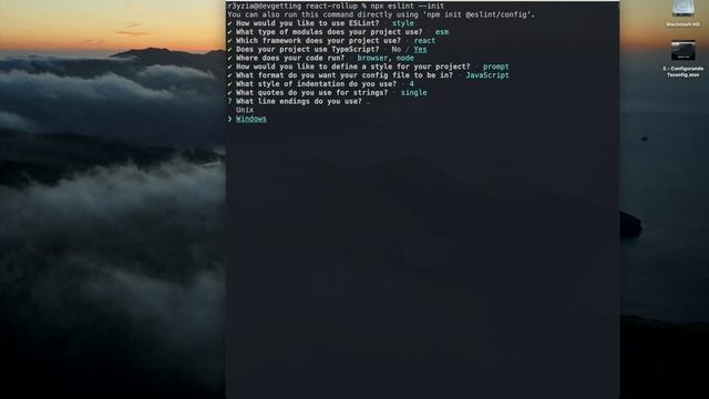 3.- ReactJS con Rollup + Typescript - Configurando ESLint + Prettier смотреть онлайн