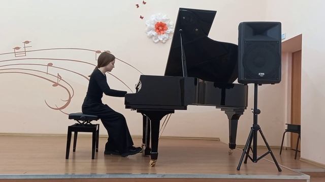 Первухина Снежана 9 кл., Ф.Бургмюллер "Этюд №5" op. 105 c moll; А.Денбский "Серебряная рыбка" смотреть онлайн