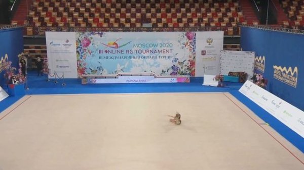 Anna Popova - Clubs III RGOIT Moscow 22.25