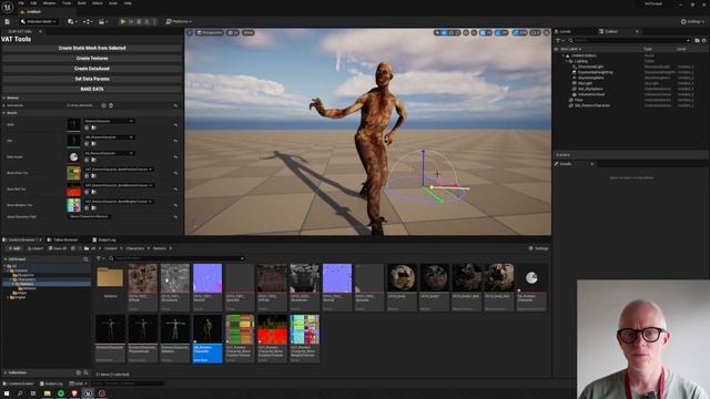 Unreal Engine 5 AnimToTexture Plugin, How to Use it to make Vertex Animation Textures for crowds смотреть онлайн