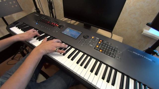 Синтезатор Yamaha Montage Etudes. Этюд в стиле Шопена ♫♫♫✔️ смотреть онлайн