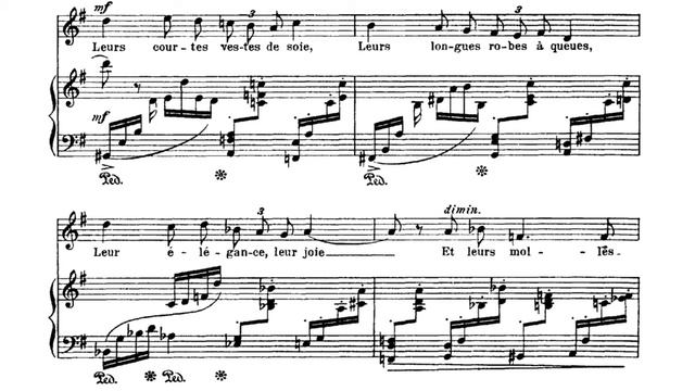 Mandoline(Fauré: 5 Mélodies de Venise, Op.58) 반주 Piano Accompaniment смотреть онлайн