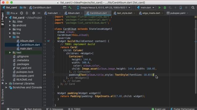 ListView, Card y Swipe en Flutter - Tutoriales de Flutter #2 смотреть онлайн