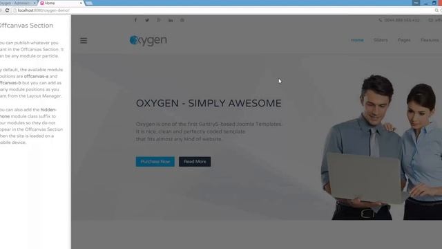 Gantry 5 - "Modal Search" and "Offcanvas Toggle" Particles (Oxygen) смотреть онлайн