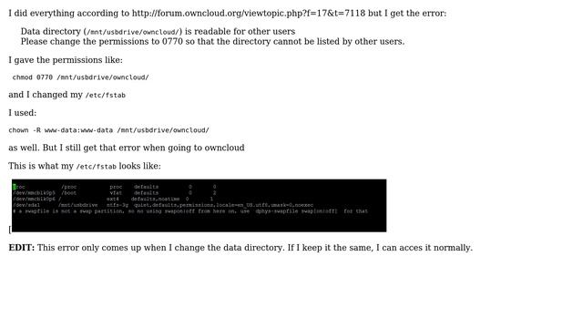 Ubuntu: Please change the permissions to 0770 so that the directory (2 Solutions!!) смотреть онлайн
