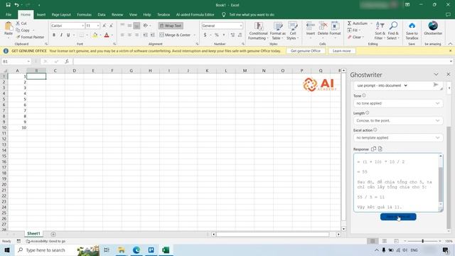 Sử dụng ChatGPT ngay trên chính Microsoft Office với Ghostwriter phần 2 | AI Academy смотреть онлайн