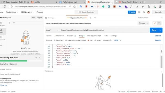 How to use the img2img(v4) endpoint with Postman - Stable Diffusion API смотреть онлайн