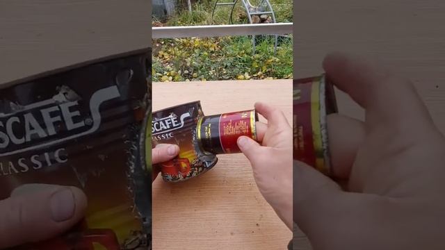 Взял консервные жестяные банки от кофе и сделал своими руками печь щепочницу! смотреть онлайн