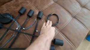 Подключаем люстру к двойному выключателю. Начало.