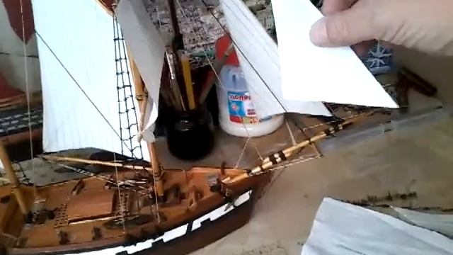 Паруса . Простейший способ изготовления. смотреть онлайн