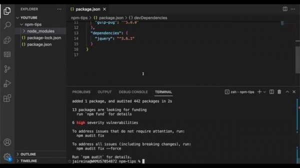 NPM - how to install dependencies and dev dependencies?