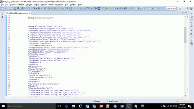 SAP PI/PO: Java Mapping for Generating Microsoft Excel File From Input XML смотреть онлайн