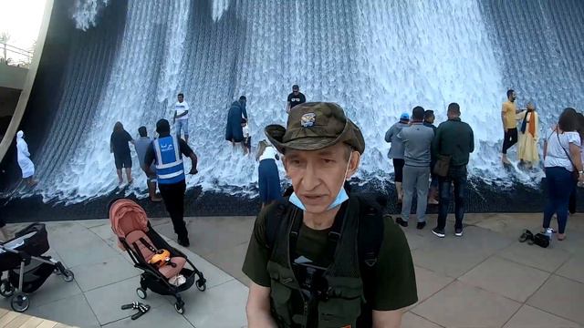 Дубай. Искусственные водопады на EXPO2020.