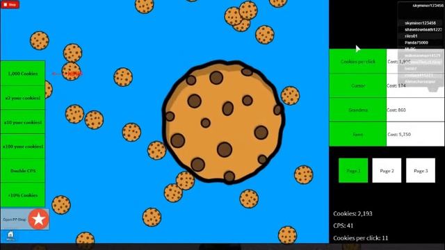 cookie clicker on roblox смотреть онлайн