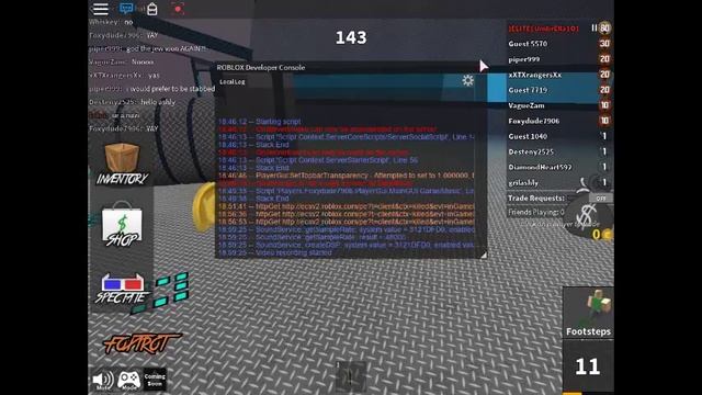 Pulling Up The ROBLOX Developer Console!!! смотреть онлайн