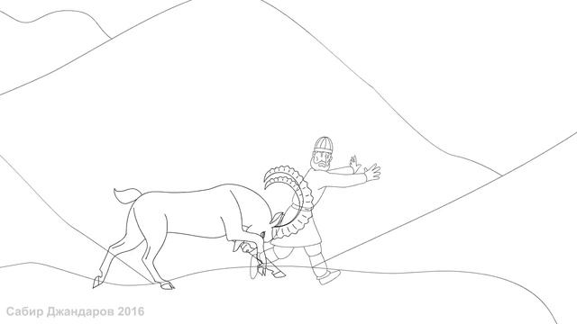 Running animals and humans. Animation смотреть онлайн