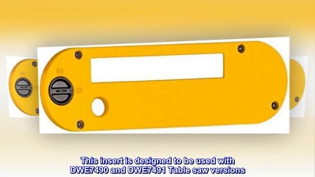 DEWALT Dado Throatplate for 10-Inch Portable Table Saw (DWE7402DI) смотреть онлайн