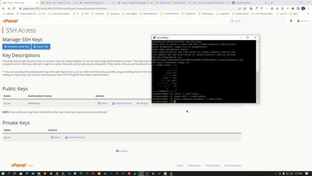 Git Version Control in cPanel and deploy the GitHub Private Repository along with ssh configuration смотреть онлайн