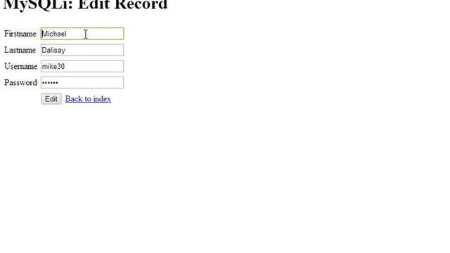Output Preview: PHP and MySQLi CRUD Tutorial for Beginners смотреть онлайн