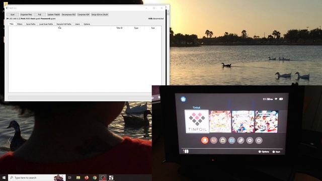Basic setup of application Nut and tinfoil (transfer files with usb and wifi) смотреть онлайн