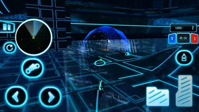 Tron Bike Stunt Racing 3d Stunt Bike Racing Games Gameplay смотреть онлайн