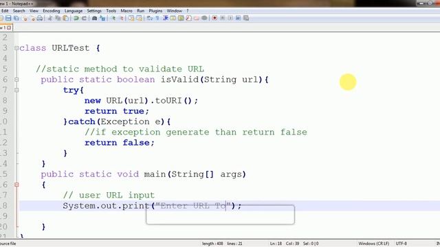 How to check URL is valid or not in java/android смотреть онлайн