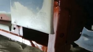 Vectra C.№2.Частичная замена порогов, усилителей, пескоструйные работы.