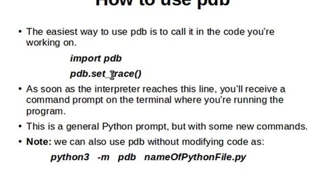 Debugging in Python смотреть онлайн
