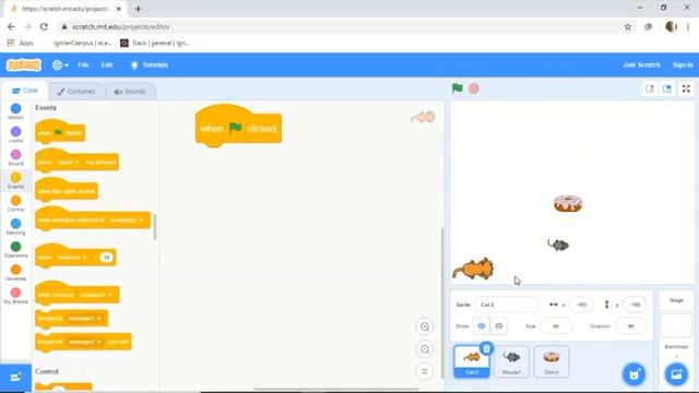 IgniterSpace Robotics Workshop Series - Creating a Cat & Mouse Chase game with scratch смотреть онлайн