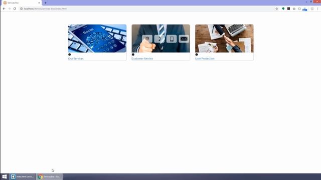 Services Box Responsive - CSS3 HTML5 Bootstrap смотреть онлайн