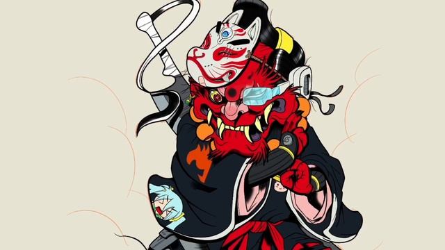 Otaku Oni Tattoo Design | Procreate Time-lapse смотреть онлайн