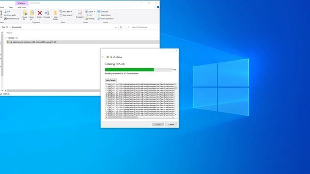 COS2614 - Qt 5.3.0 Installation on Windows 10 смотреть онлайн