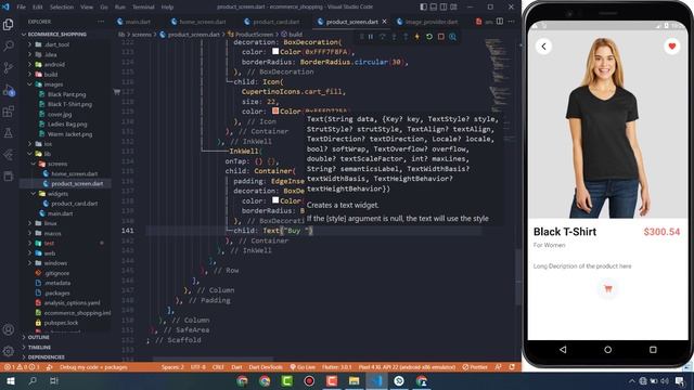 E-Commerce Shopping App in Flutter - Shopping App UI Design Flutter смотреть онлайн