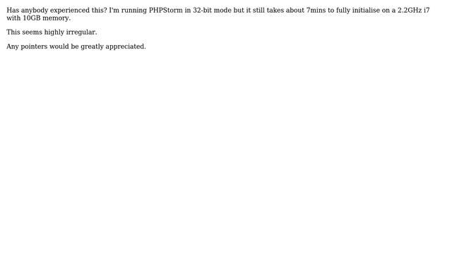 PHPStorm takes forever to compact indices on a Mac смотреть онлайн