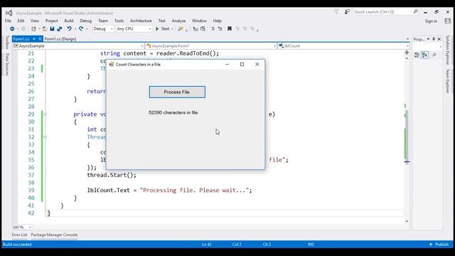 c# wait for thread to finish without blocking смотреть онлайн