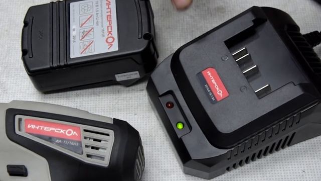 Аккумуляторная дрель-шуруповерт Интерскол ДА-13/18Л3 смотреть онлайн