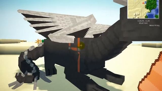 Мод на майнкрафт Как приручить Дракона смотреть онлайн