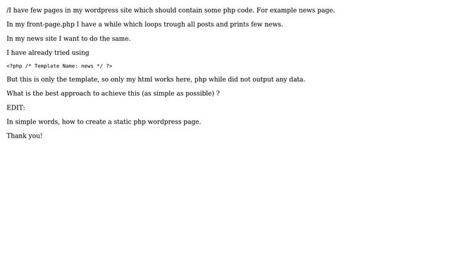 Wordpress: Creating php pages in wordpress and assigning them to wordpress pages смотреть онлайн