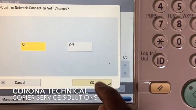 How To Set IP Address Canon Imagerunner Advance 6055, 6275i