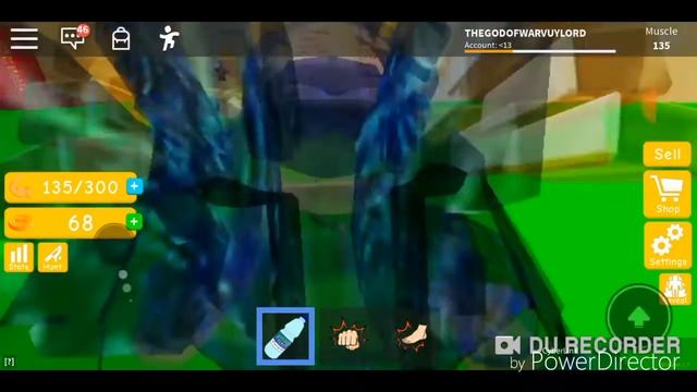 Супер мега качок Roblox lifting Simulator