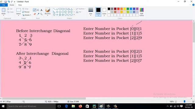 11: Python Program to Interchange Diagonals of a Matrix(Hindi) смотреть онлайн