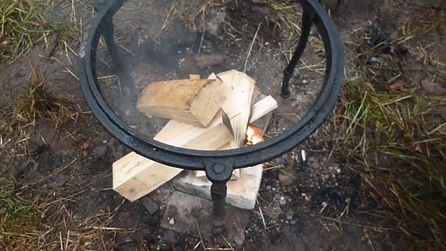 Закопали керамику под костёр. смотреть онлайн