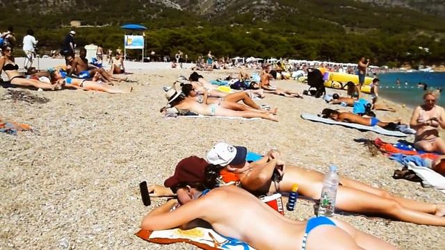 Пляж Золотой Рог в Хорватии смотреть онлайн