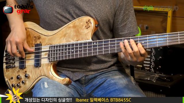 Todaysgear Ibanez 일렉베이스 BTB845SC смотреть онлайн