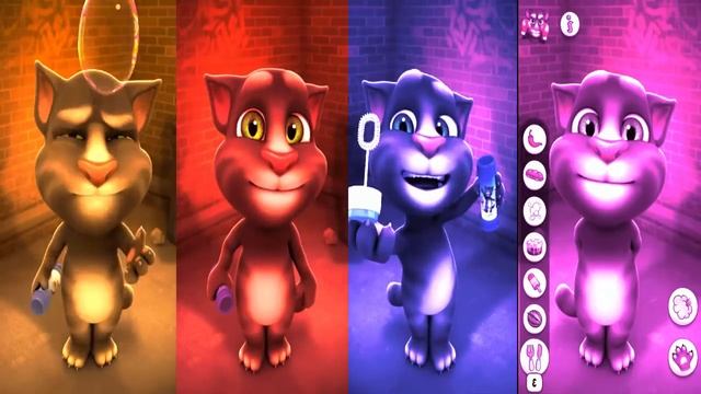 Animation video For Kids Talking Tom Finger Family Song Nursery Rhymes For Kids смотреть онлайн