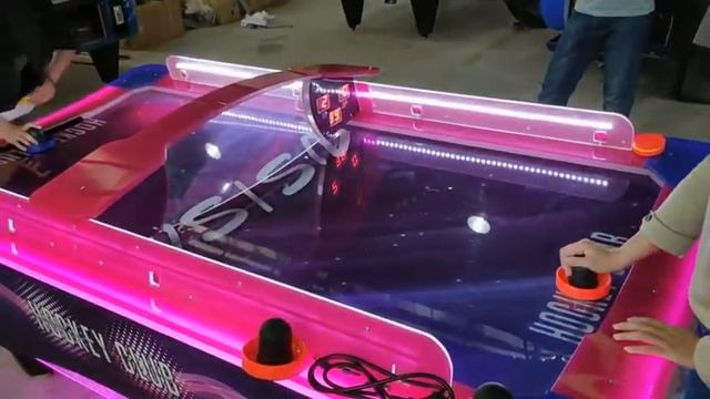 popular coin operated arcade games curved air hockey table for all age смотреть онлайн