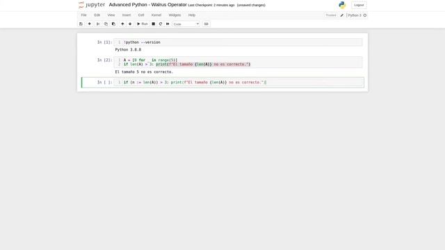 El Operador Walrus en Python смотреть онлайн